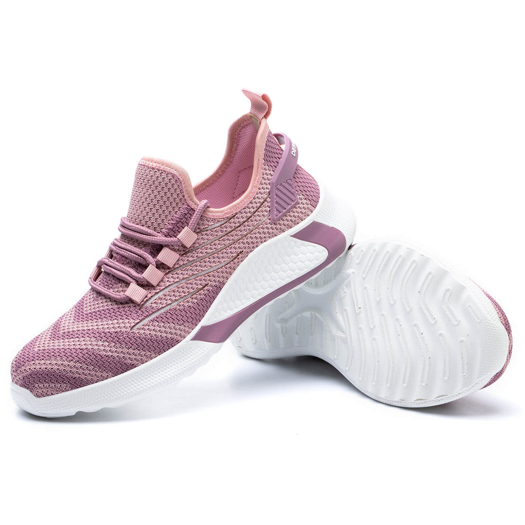 WESTMARE Women's Stylish Lightweight Steel Toe Sneakers