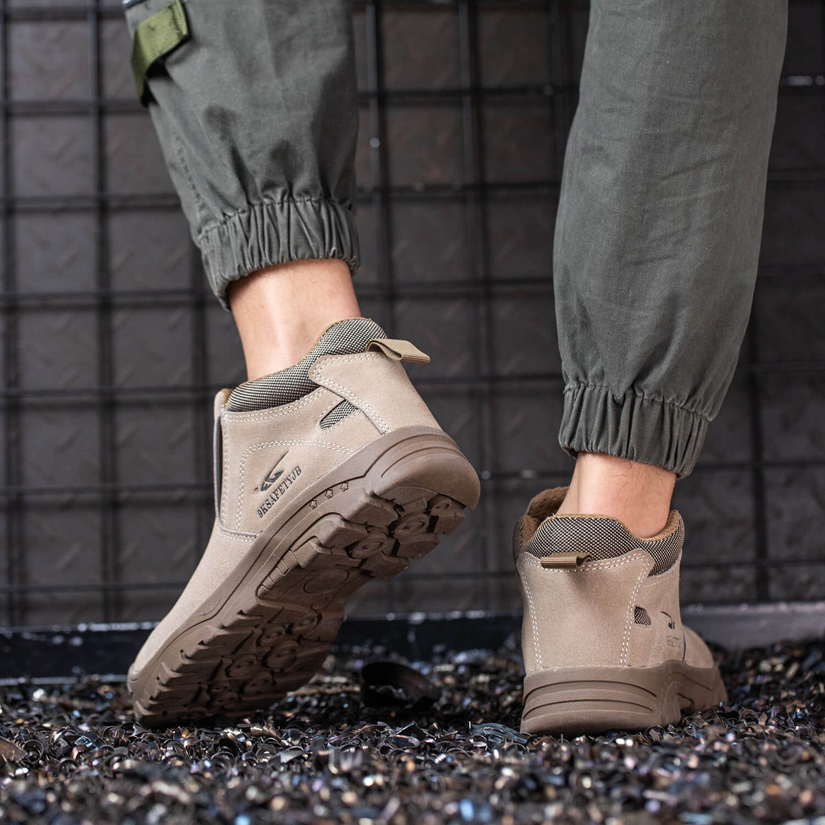 WESTMARE Composite Toe Slip-On Work Shoes