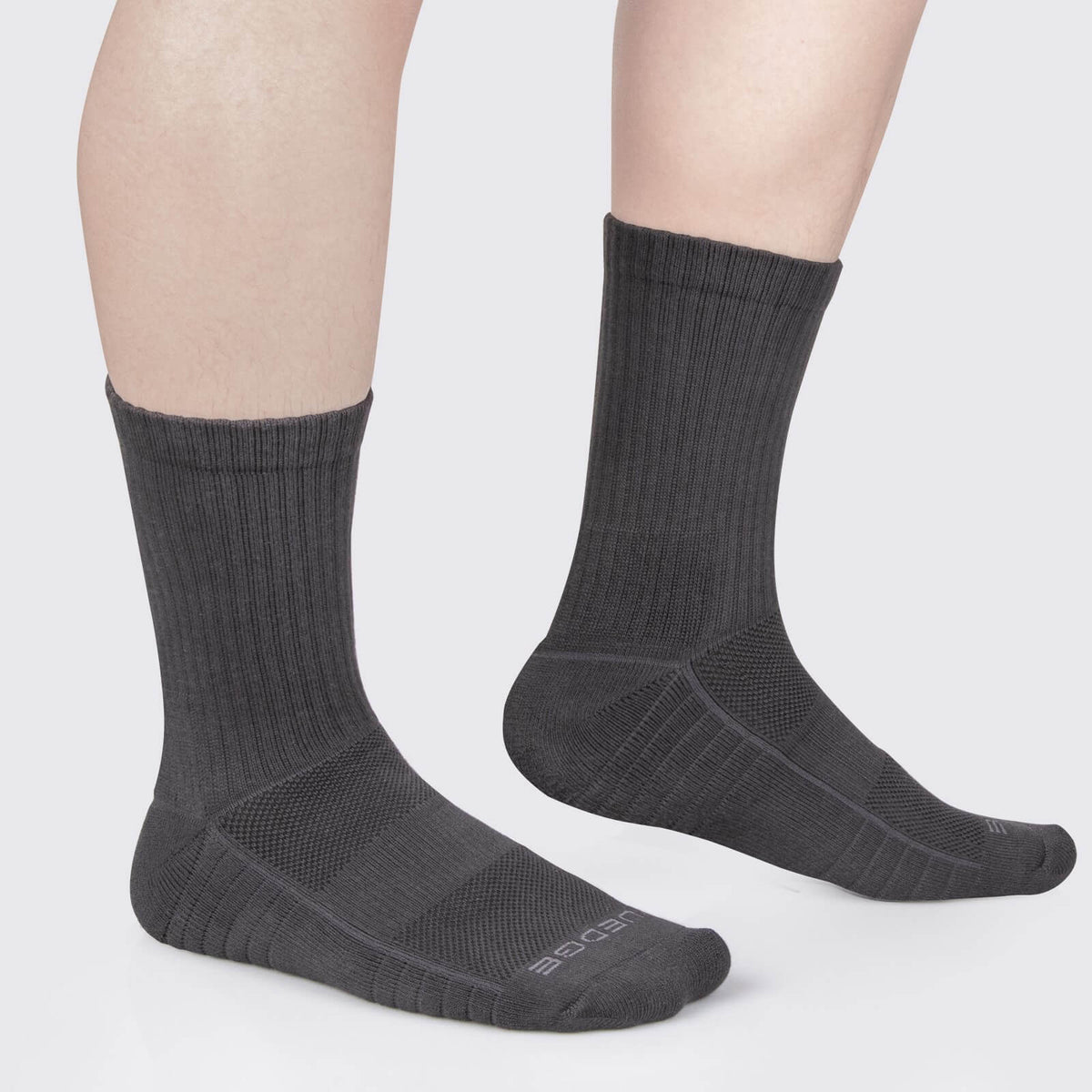 WESTMARE Athletic Cotton Crew Socks 5 Pairs - White