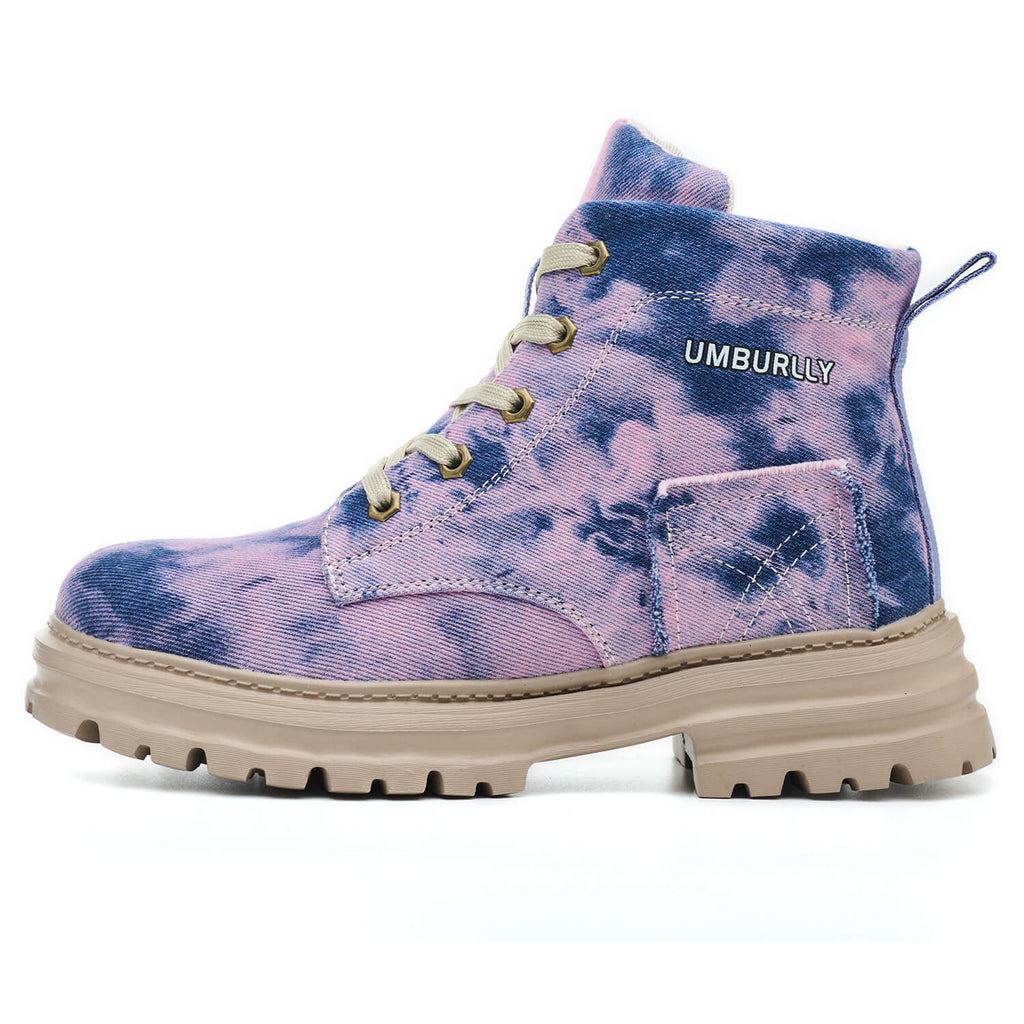 WESTMARE Marlow Women's 6" Lightweight Steel Toe Work Boots - Purple