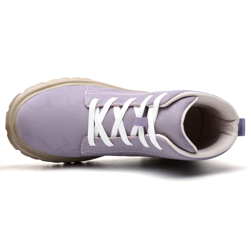 WESTMARE Vesta Women's 6" Lightweight Steel Toe Work Boots - Lavender