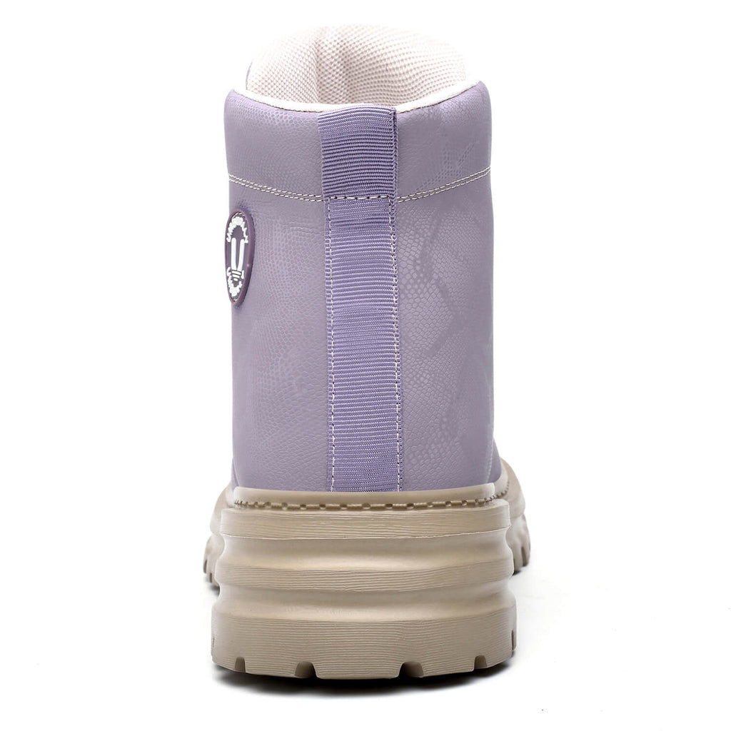 WESTMARE Vesta Women's 6" Lightweight Steel Toe Work Boots - Lavender