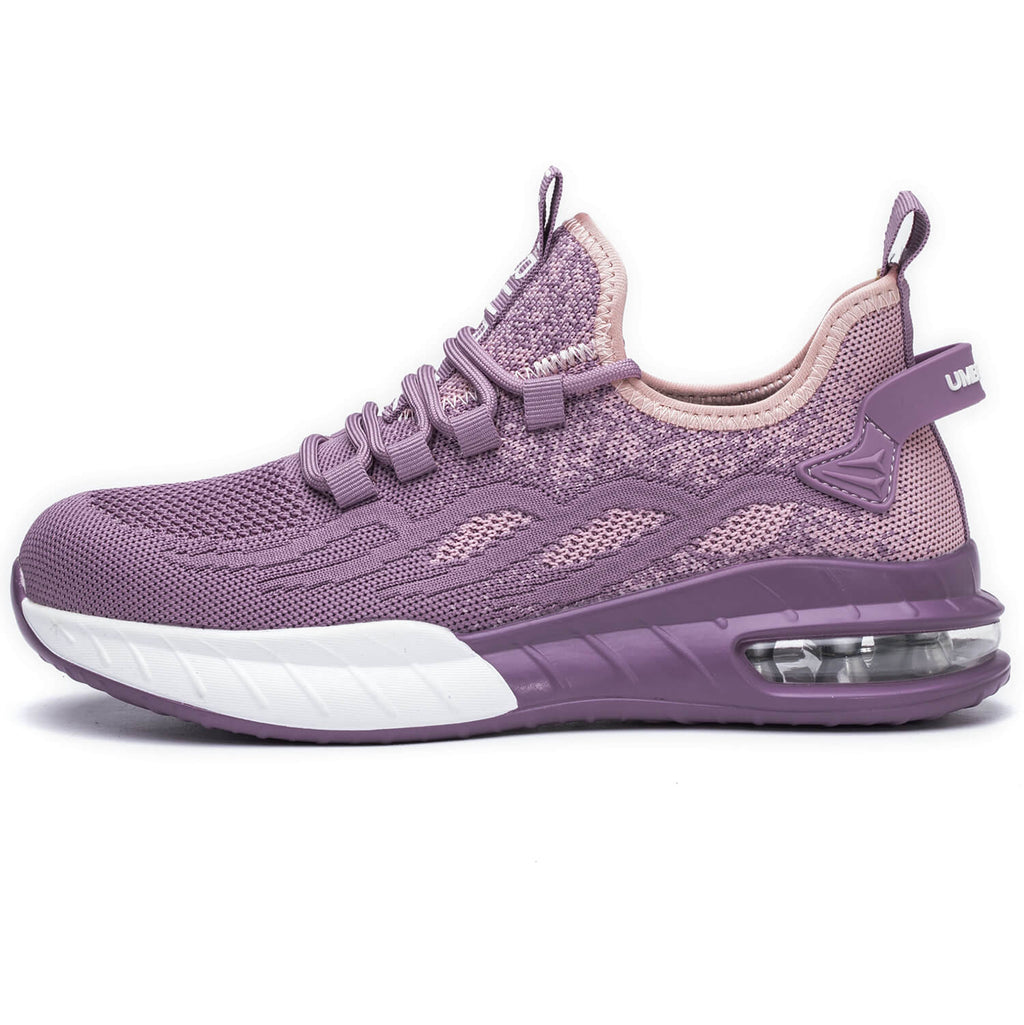 WESTMARE Luma Women's Lightweight Steel Toe Work Sneakers - Blush