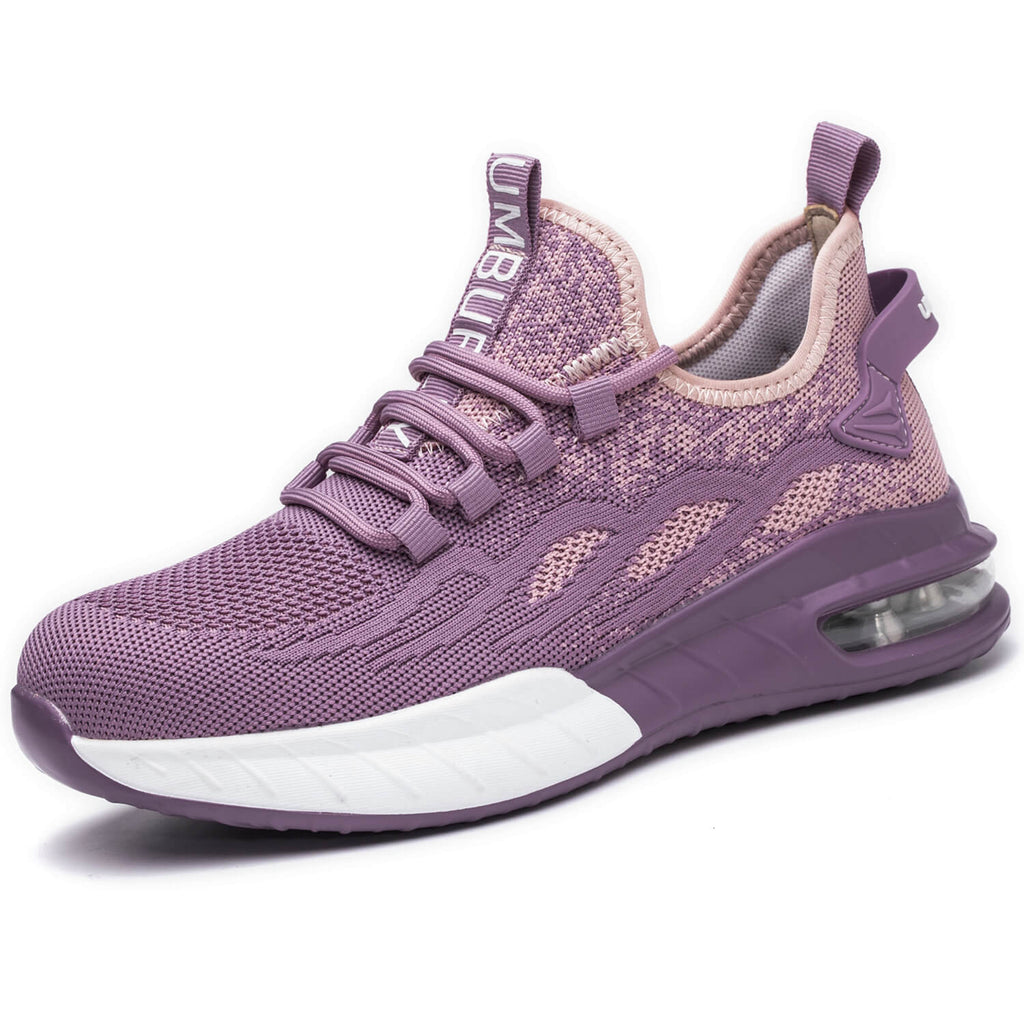 WESTMARE Luma Women's Lightweight Steel Toe Work Sneakers - Blush