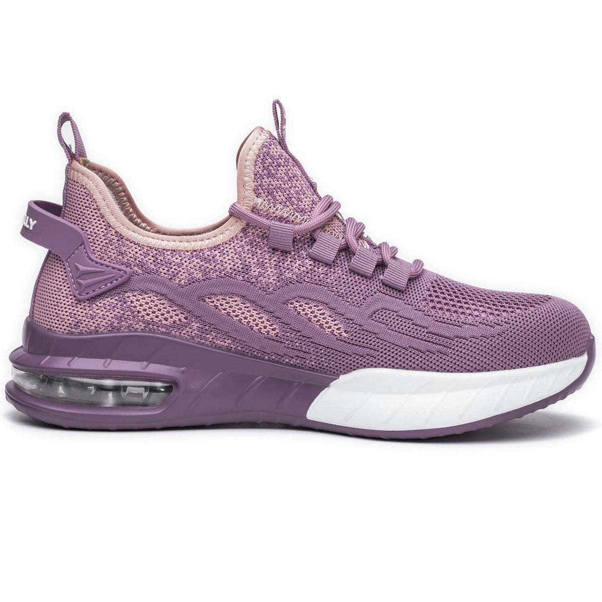 WESTMARE Luma Women's Lightweight Steel Toe Work Sneakers - Blush